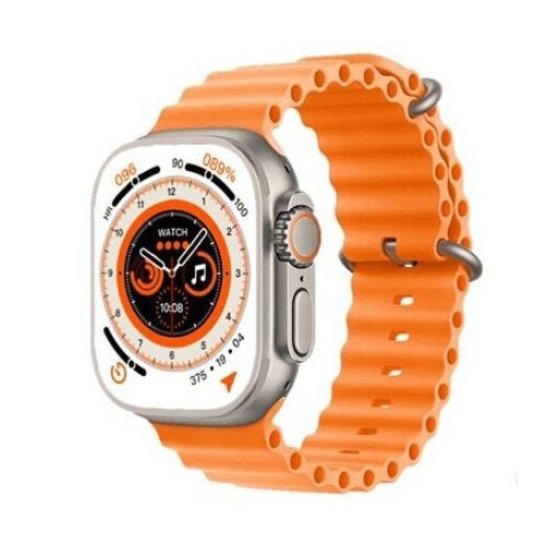 Умные часы Smart DT NO1 8 Ultra Series 8 цвет золотойтемпература тела Bluetooth звонок калькулятор беспроводная зарядка 215000₽