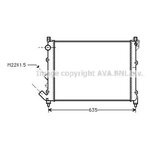 Радиатор основной AVA QUALITY COOLING RT2164 - изображение