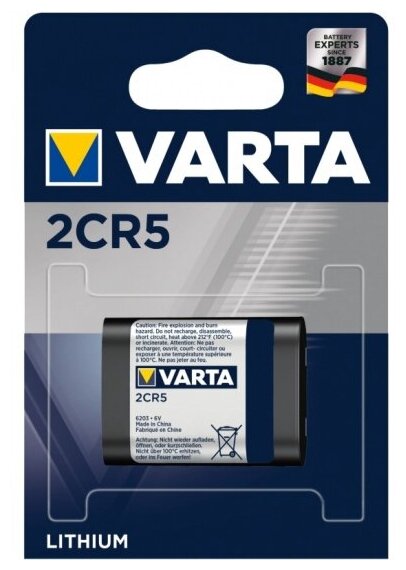 Элемент питания Varta Professional Lithium 2CR5