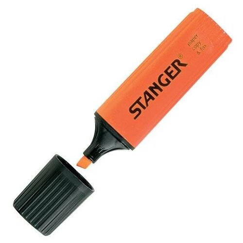 Маркер-текстовыделитель Stanger (1-5мм, оранжевый) 1шт. (180002000)