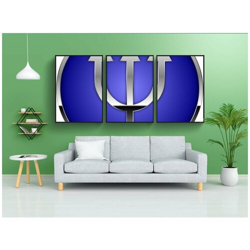 фото Набор модулных постеров для интерьера "нептун, планета, астрология" 60x90 см. в тубусе, без рамки lotsprints