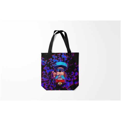 фото Сумка-шоппер / 40х40 см / геймерам / brawl stars гавс neon burnettie