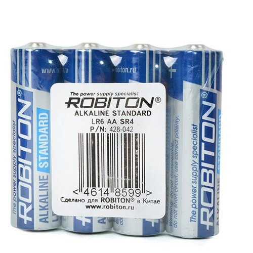 Robiton Батарейка Robiton STANDARD LR6 SR4, 4шт