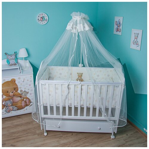 Балдахин Vikalex Мишкина Компания пузырьки VI1002 серый 2450₽