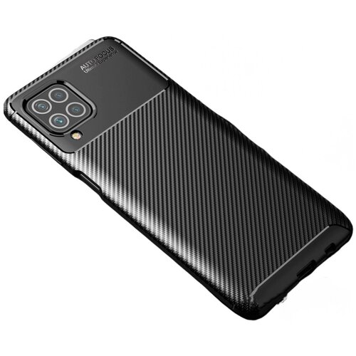 Чехол-панель-бампер MyPads Sotto il Carbonio для Samsung Galaxy F62 / M62 SM-M625 черная