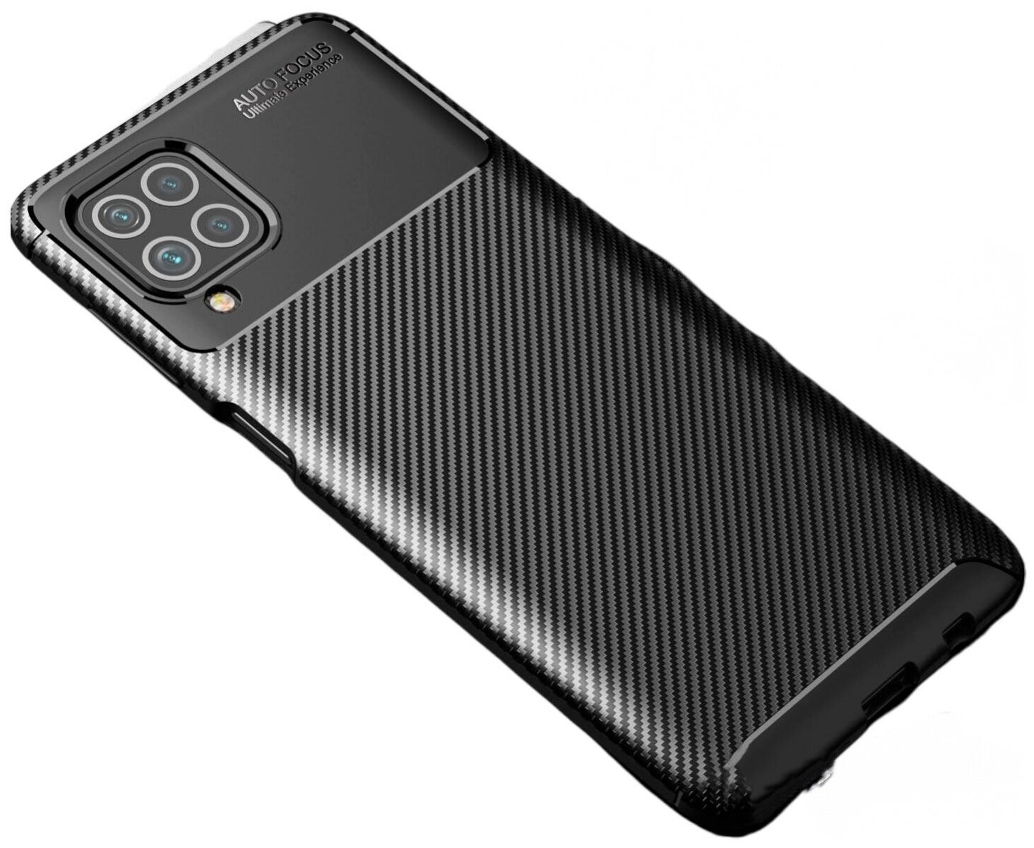 Чехол-панель-бампер MyPads Sotto il Carbonio для Samsung Galaxy F62 / M62 SM-M625 черная