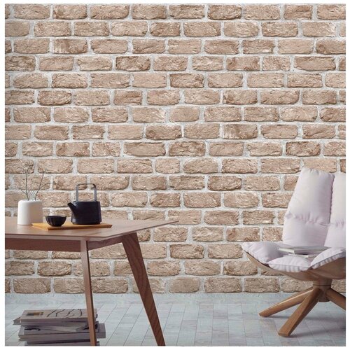 Обои В610-02 виниловые 1 рул053х10м моющиеся имитация кирпича 1200₽