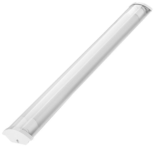 Потолочный светильник Wolta WT8260-02, G13, 40 Вт, кол-во ламп: 2 шт., 6500 К, цвет арматуры: белый, цвет плафона: бесцветный