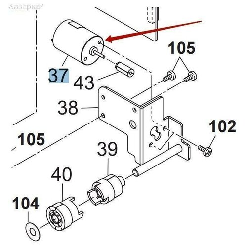 kyocera 302k094043 узел отвода отработанного тонера 302k094043 оригинал Kyocera 2FT27020 мотор (двигатель) тонера (2FT27020) (оригинал)