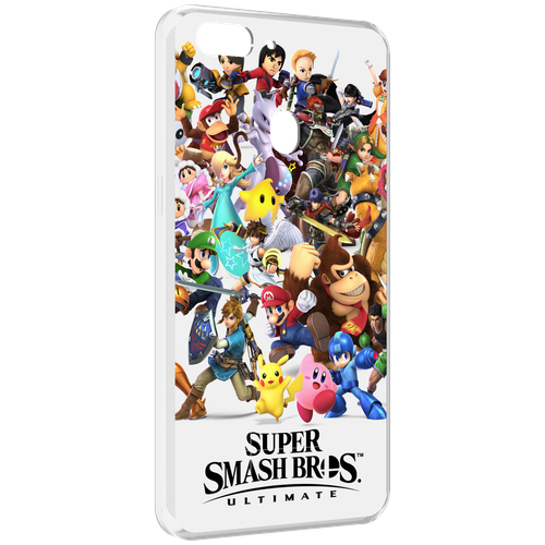 Чехол MyPads Super Smash Bros для Oppo Realme 2 задняя-панель-накладка-бампер