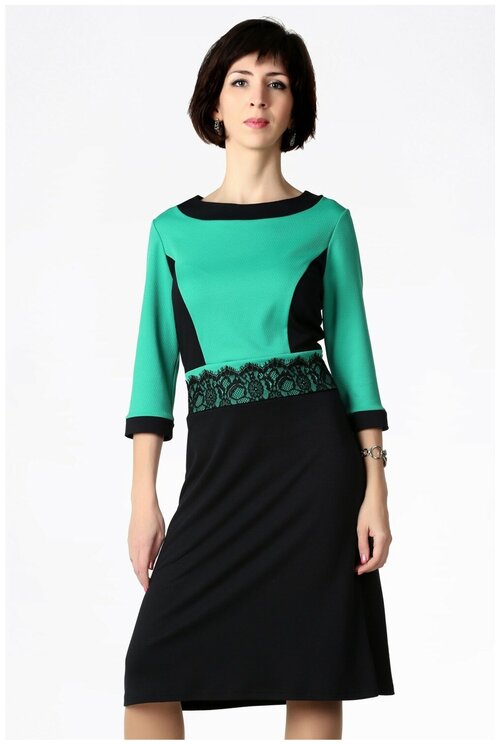 Платье SettyS Collection, повседневное, макси, размер 46, зеленый