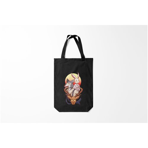 фото Сумка-шоппер / 31х42 см / аниме / beastars олень волк и заяц burnettie