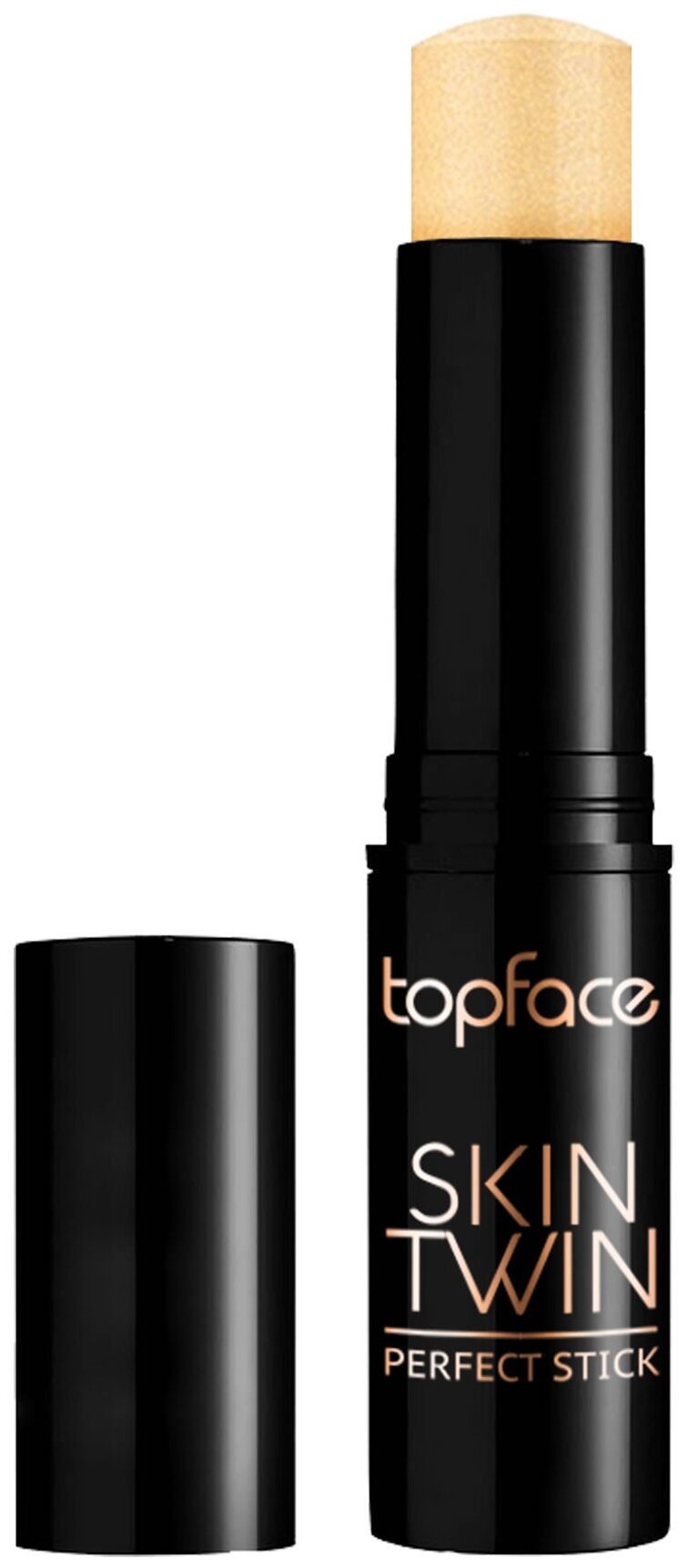 к_topface_хайлайтер-стик skin twin "perfect stick highlighter"_002 золото 7F6018002 .