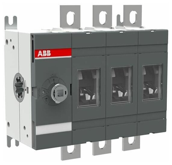 Рубильник 3П ABB OT250EO3 до 250А (без ручки) на монтажную плату 1SCA022709R8610