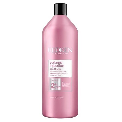 Redken Кондиционер Volume Injection для плотности и объема, 1000 мл шампунь volume injection champú redken 300 ml