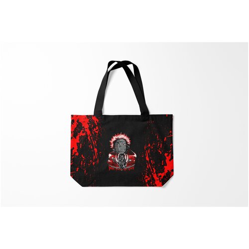 фото Сумка-шоппер / 46х35 см / аниме / магическая битва jujutsu kaisen сукуна burnettie