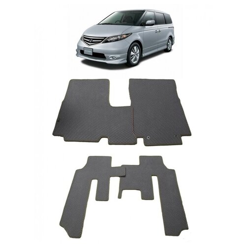 Honda Elysion 2004 - 2006 коврики EVA Smart В салон и багажник 8460₽