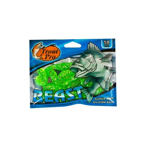 Риппер Trout Pro Beast, длина 5 см, 20 шт. 35168 твистер trout pro classic длина 4 см 20 шт 35364