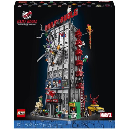 Конструктор LEGO Marvel Super Heroes 76178 Редакция «Дейли Бьюгл», 3772 дет. marvel 60093 66808 99665 b 0093 редакция дейли бьюгл