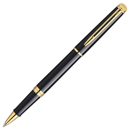 Ручка-роллер Waterman Ручка роллер Waterman Hemisphere Mars Black GT, F черные чернила