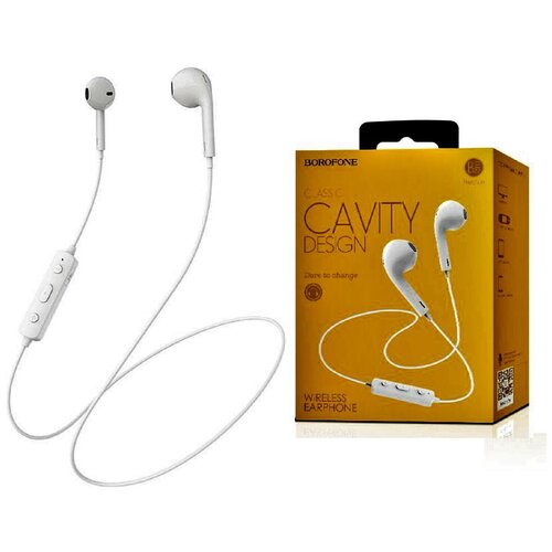 Наушники беспроводные для спорта блютуз с микрофоном для компьютера iphone телефона BE22 Белые 183600₽