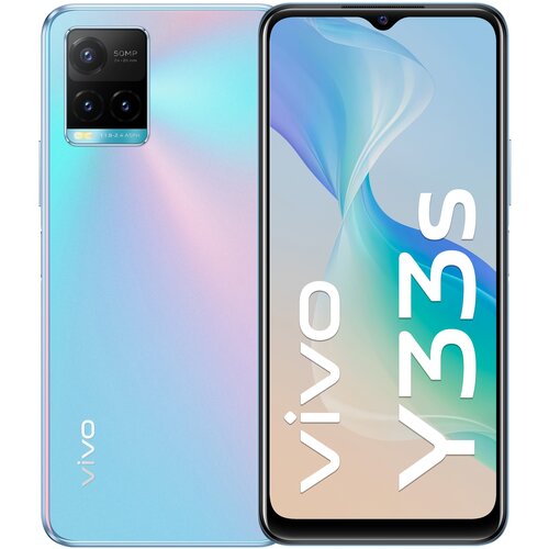 сотовый телефон vivo y33s 4 128 гб полуденный свет Смартфон vivo Y33s 4/64 ГБ Global, 2 SIM, полуденный свет