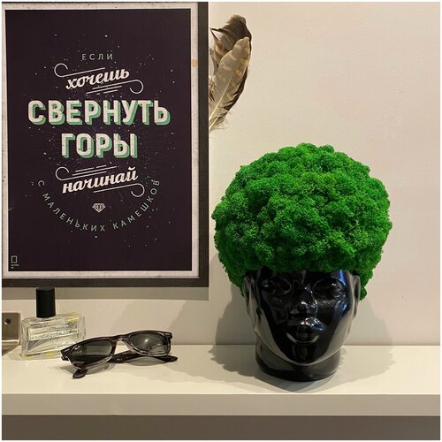 Кашпо голова 