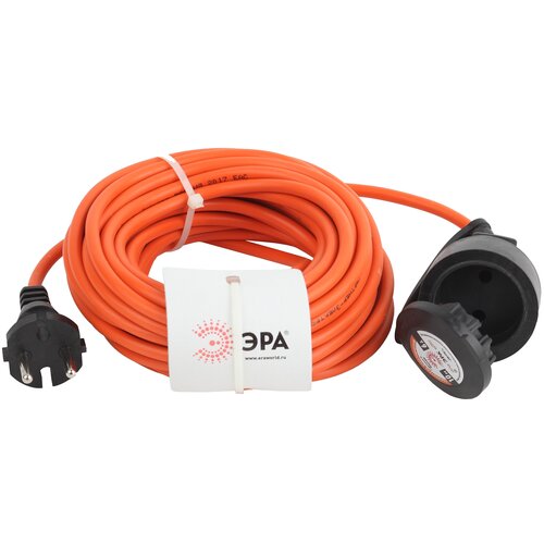 ЭРА Удлинитель силовой ЭРА UPx-1-2x0.75-10m-IP44 Б0043036