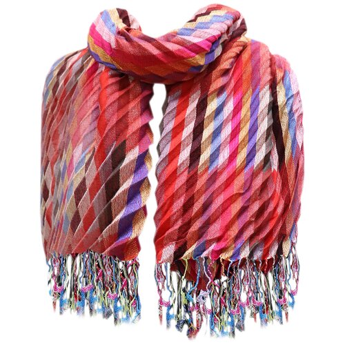 фото Шарф crystel eden,150х40 см, красный