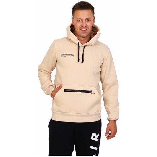 фото Толстовка мужская "миллена шарм" 16089,48р-р(48-54размерный ряд)черный / мужской свитшот с капюшоном / с начесом millenasharm