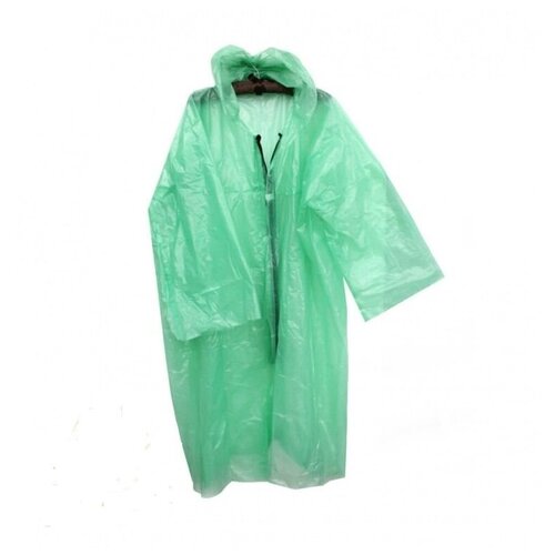 фото Дождевик на молнии с капюшоном, плотный (70 мкр), one size ремоколор