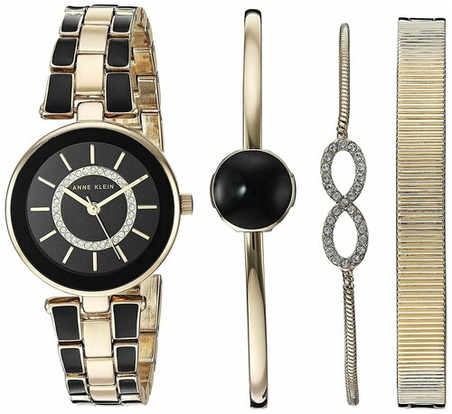 Наручные часы ANNE KLEIN Наручные женские часы Anne Klein AK/3286BKST, черный