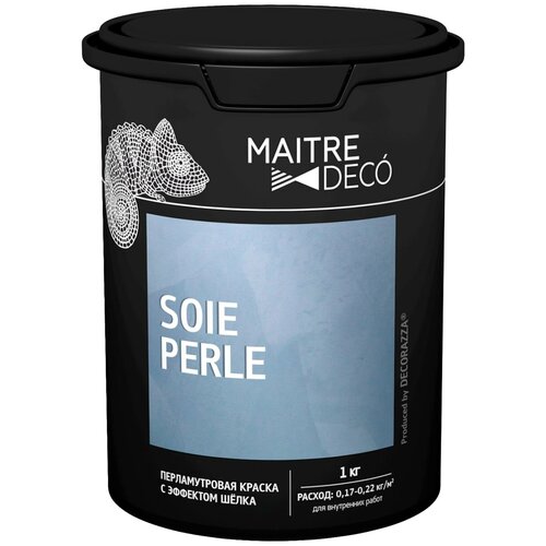 Краска декоративная Maitre Deco Soie Perle 1 кг цвет серо-бежевый