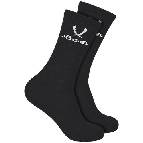 фото Носки высокие jögel essential high cushioned socks, черный размер 39-42 jogel