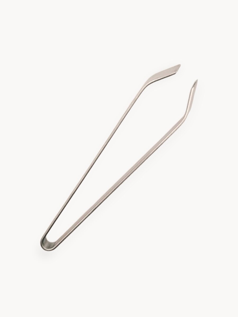 Щипцы-пинцет , для удаления костей, 12 см, нержавеющая сталь
