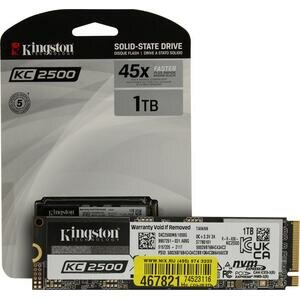 SSD накопитель KINGSTON KC2500 1ТБ, M.2 2280, PCI-E x4, NVMe - фото №10