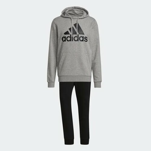 Костюм adidas, размер 92/176, серый, черный