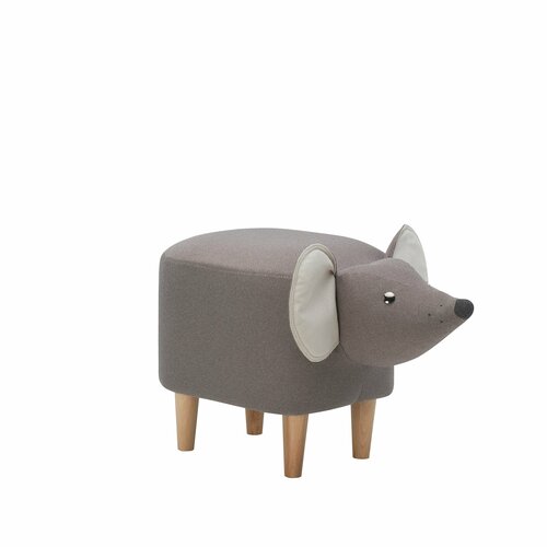 Пуф детский Leset Mouse COMBI 33х65х41 Темно - серый 7382₽