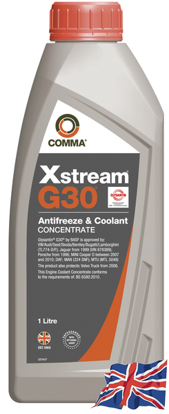 Антифриз COMMA XSR1L красный концентрат G12 1 л