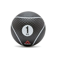 Медицинский мяч REEBOK Medicine Ball черный 1 / 2 / 3 / 4 / 5 кг. (Медицинский мяч REEBOK Medicine Ball 5 кг, черный RSB-1605)