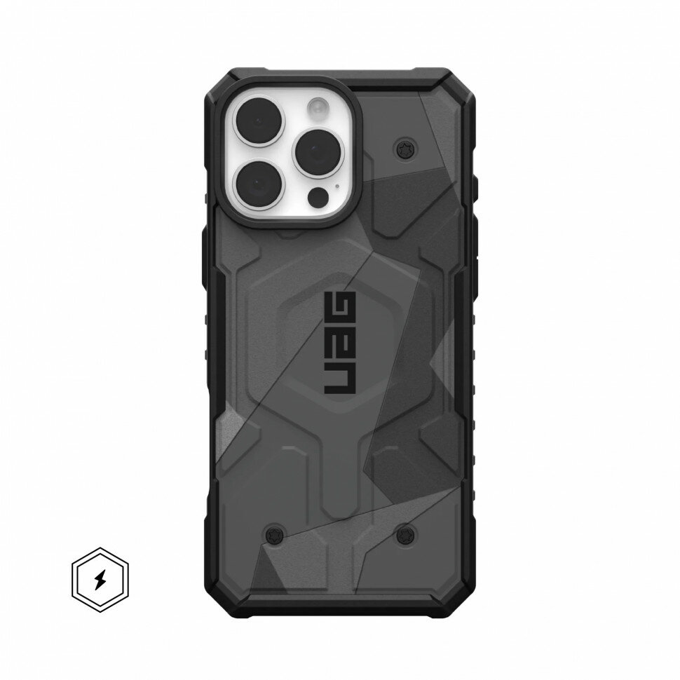 Чехол UAG Pathfinder SE с MagSafe для iPhone 16 Pro Max геометрический камуфляж (Geo Camo)