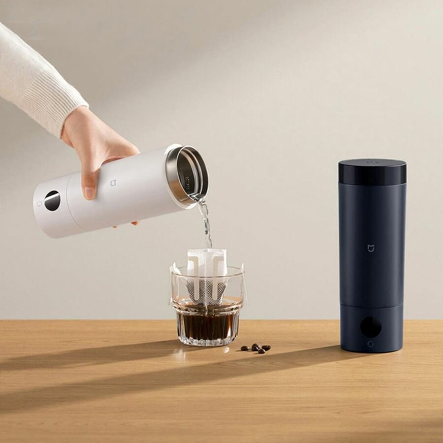 Электровелосипеды Xiaomi Термос с подогревом Xiaomi Mijia Portable electric cup 2 MJDRB02PL 350мл, синий; CN