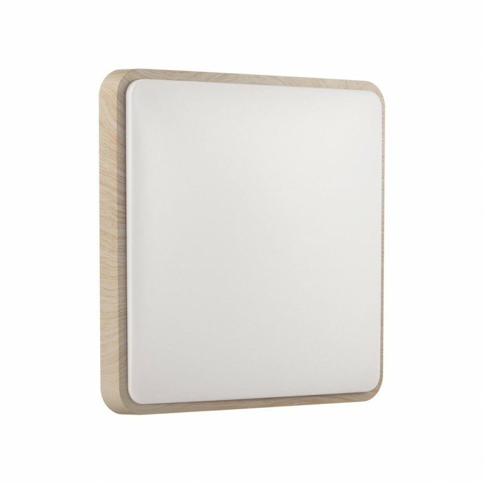 Сонекс 7608 AL PALE SN 120 Светильник пластик белый  бежевый под дерево LED 18Вт 4000К 290x290 IP43 MERTO