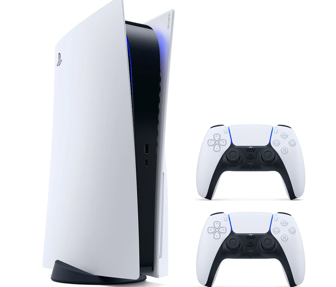 Игровая приставка Sony PlayStation 5, с дисководом, 825 ГБ SSD, без игр, белый