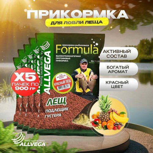 ALLVEGA Formula Red Bream GBF09-RDB, 4500 г, 5 шт., карамель
