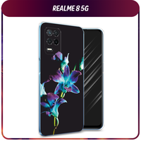 Чехол на Realme 8 5G / Narzo 30 5G / Реалми 8 5G с принтом Леденцовая малина