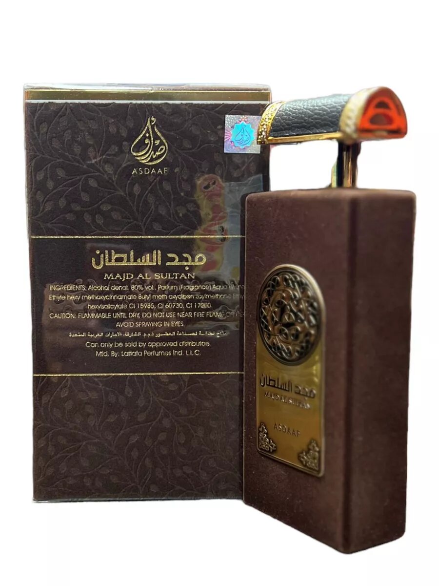 Парфюмерная вода Majd Al Sultan с дымными нотами, 100мл — фото 1