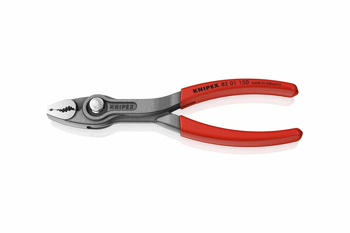 Клещи с фронтальным и боковым захватами Knipex TwinGrip зев 3-16 мм, L 150 мм, обливные ручки KN-8201150