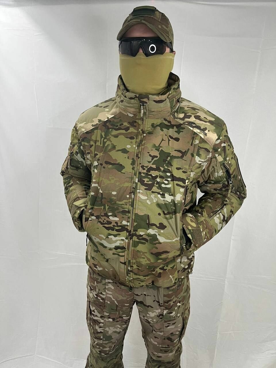 Куртка  Осень-зима 2024, размер 2XL, камуфляж — фото 1