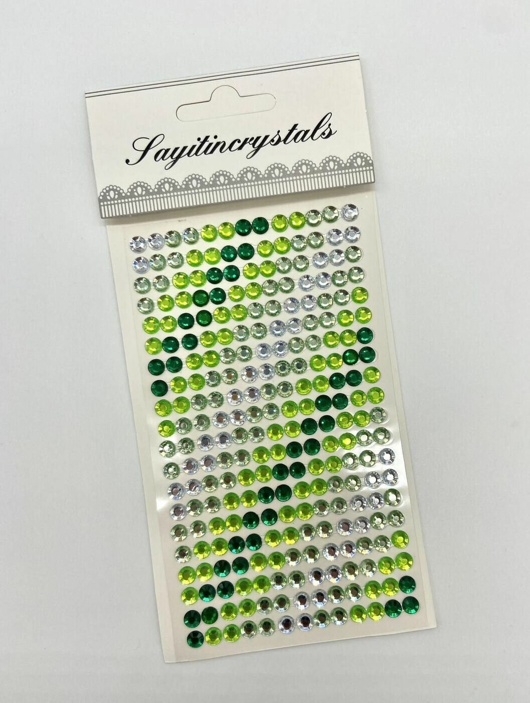 Стразы самоклеящиеся для лица и тела, волос, кристаллы для макияжа, 260 шт